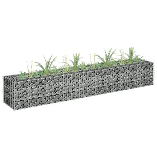 Visoka greda gabion pocinkano jeklo 180x30x30 cm