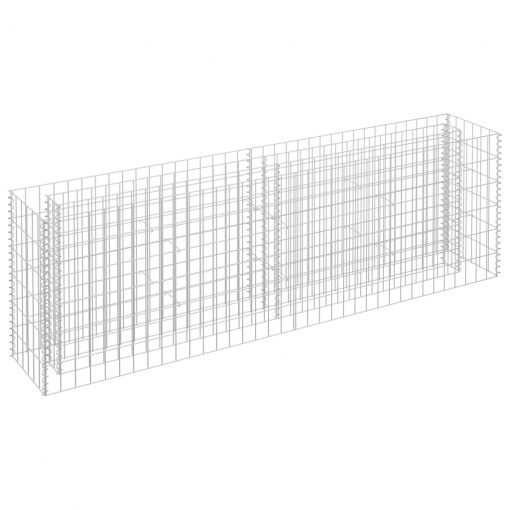 Visoka greda gabion pocinkano jeklo 180x30x60 cm