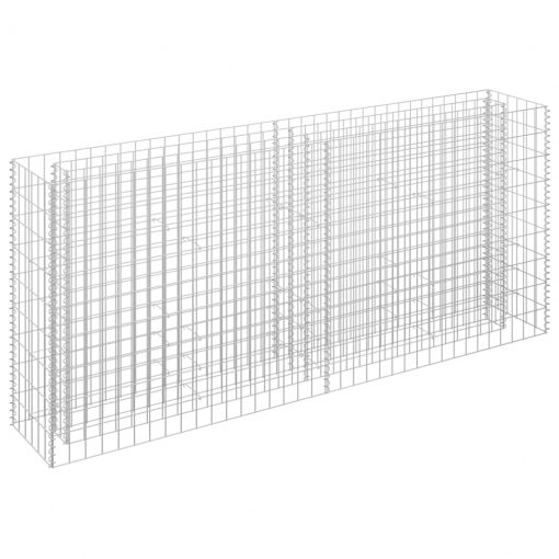 Visoka greda gabion pocinkano jeklo 180x30x90 cm