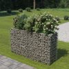 Visoka greda gabion pocinkano jeklo 180x50x100 cm