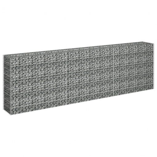 Visoka greda gabion pocinkano jeklo 270x30x90 cm