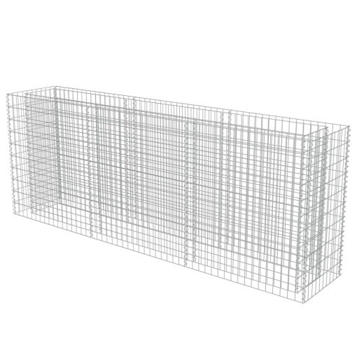 Visoka greda gabion pocinkano jeklo 270x50x100 cm