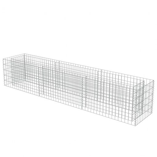 Visoka greda gabion pocinkano jeklo 270x50x50 cm