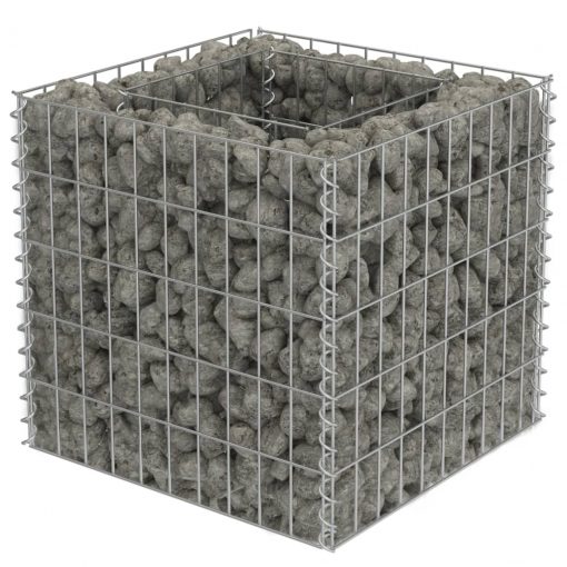 Visoka greda gabion pocinkano jeklo 50x50x50 cm