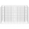 Visoka greda gabion pocinkano jeklo 90x30x60 cm