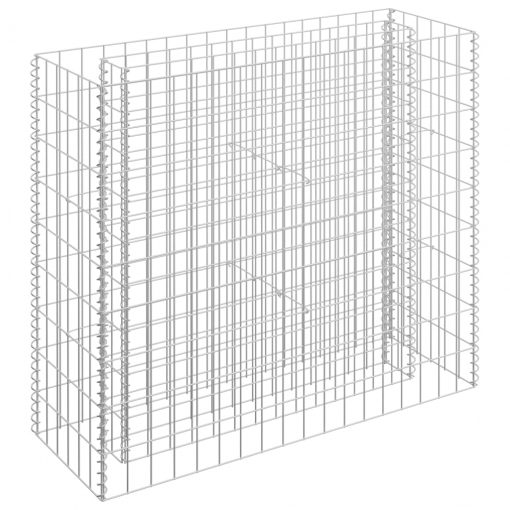 Visoka greda gabion pocinkano jeklo 90x30x90 cm