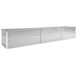 Visoka greda pocinkano jeklo 480x80x77 cm siva