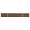 Visoka greda pocinkano jeklo 600x80x45 cm rjava