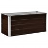 Visoka greda rjava 100x40x45 cm pocinkano jeklo