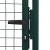 Vrata za ograjo iz jekla 100x175 cm zelena
