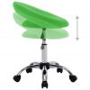 Vrtljiv delovni stol zeleno umetno usnje
