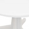 Vrtna miza plastika 70 cm bela