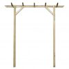 Vrtna pergola 200x40x205 cm lesena