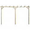 Vrtna pergola 400x40x205 cm lesena