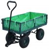 Vrtni ročni voziček zelen 250 kg