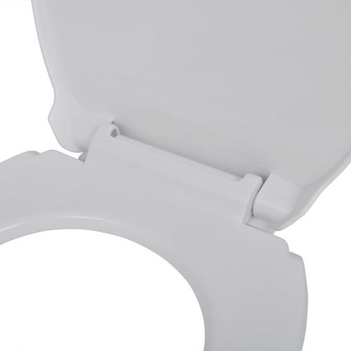 WC deska s počasnim zapiranjem bela ovalna