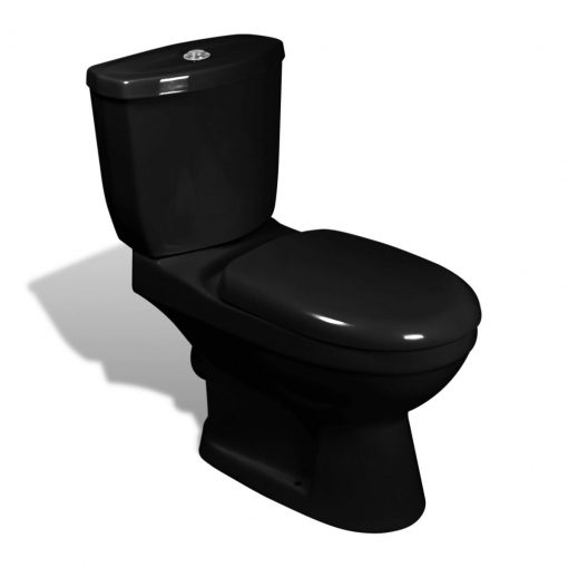 WC školjka s kotličkom črna