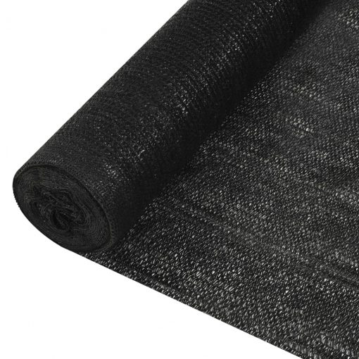 Zaščitna mreža črna 1x25 m HDPE 150 g/m²