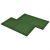 Zaščitne plošče 18 kosov guma 50x50x3 cm zelene