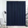Zatemnitvena zavesa z obešali modra 290x245 cm