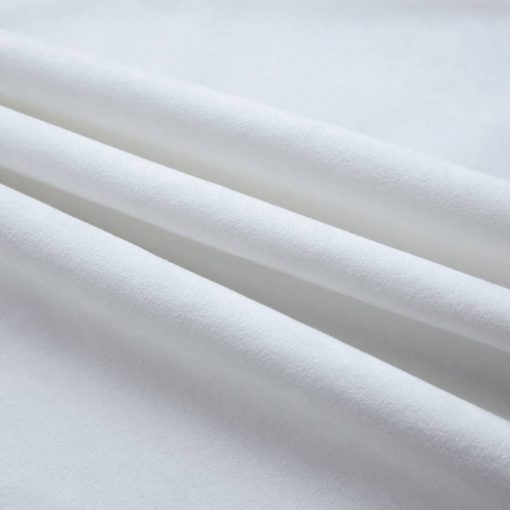 Zatemnitvene zavese z obročki 2 kosa umazano bele 140x175 cm