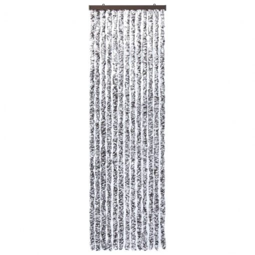Zavesa proti mrčesu rjava in bež 120x220 cm šenilja