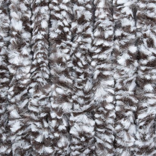 Zavesa proti mrčesu rjava in bež 90x200 cm šenilja