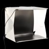 Zložljiv LED svetlobni šotor za foto studio 40x34x37cm plastika