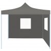 Zložljiv pop-up šotor za zabave 2 stranici 3x3 m antracit
