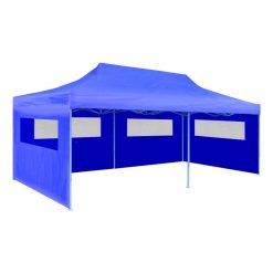 Zložljiv pop-up vrtni šotor 3x6 m moder