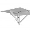 Zložljiva stenska mizica bela 100x60 cm