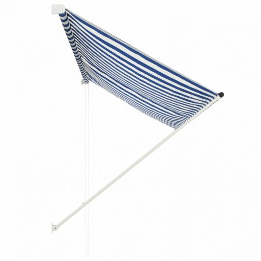 Zložljiva tenda 250x150 cm modra in bela