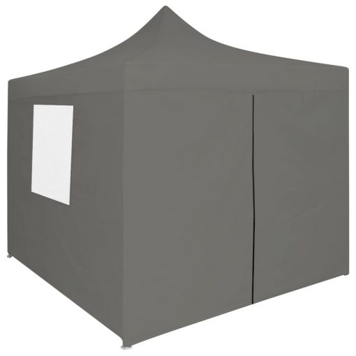 Zložljivi pop-up šotor za zabave 4 stranice 3x3 m antracit