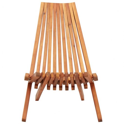 Zložljivi zunanji počivalni stoli 2 kosa trden akacijev les