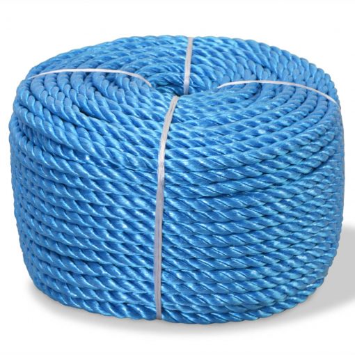 Zvita vrv polipropilen 10 mm 500 m modra