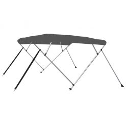 Bimini tenda s 4 loki antracitna 243x180x137 cm