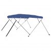 Bimini tenda s 4 loki modra 243x196x137 cm