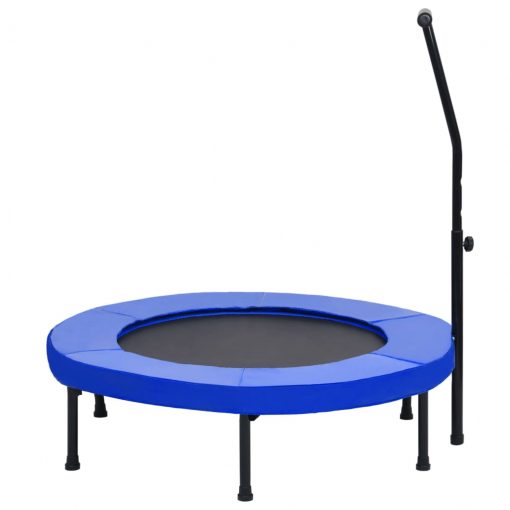 Fitnes trampolin z ročajem in varnostno oblogo 102 cm