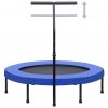 Fitnes trampolin z ročajem in varnostno oblogo 122 cm