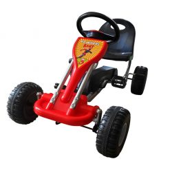 Gokart na pedale rdeče barve