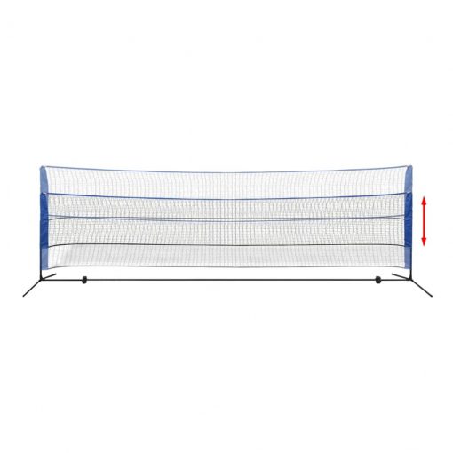 Komplet mreže za badminton s perjanicami 500x155 cm