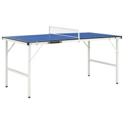 Miza za namizni tenis z mrežo 152x76x66 cm modra