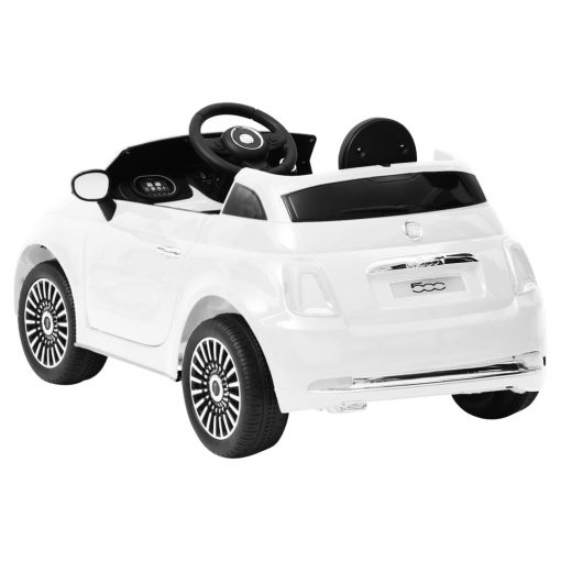 Otroški električni avtomobil Fiat 500 bel