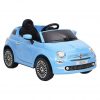 Otroški električni avtomobil Fiat 500 moder