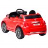 Otroški električni avtomobil Fiat 500 rdeč