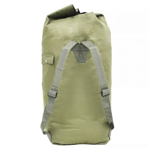 Potovalna torba vojaški stil 85 L olivno zelena