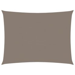 Senčno jadro oksford blago pravokotno 6x7 m taupe