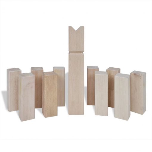 Set lesenih kock za igro Kubb