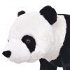 Stoječa plišasta panda XXL črna in bela