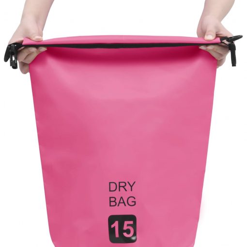 Torba Dry Bag roza 15 L PVC